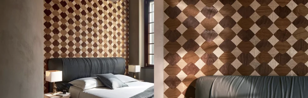 Marqueteries Le jeu de dame, Maison Esclavissat, Mâcon