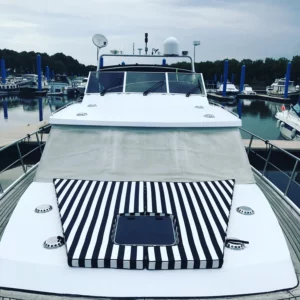 Coussins de bateau, bains de soleil, Maison Esclavissat, Mâcon