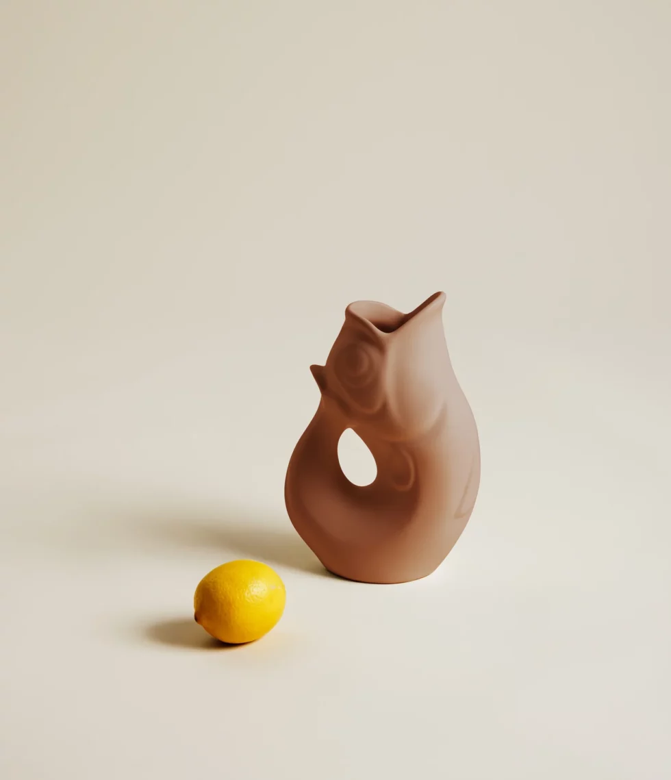 Pichet GlouGlou | Faïencerie de Charolles | La Maison Esclavissat | Artisan Tapissier à Mâcon