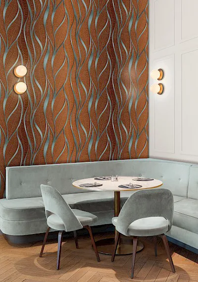 Papiers-peints, MASUREEL, Papier Peint Unda