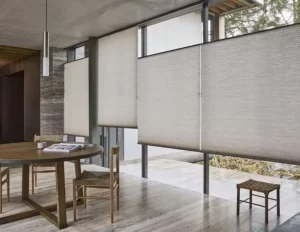 Conception et pose de stores Duette sur mesure